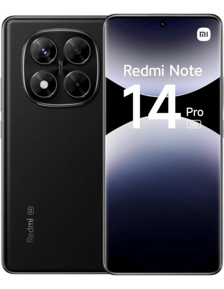 Xiaomi Redmi Note 14 Pro 5G - Smartphone de 8+256GB, Pantalla de 6.67" AMOLED FHD+ 120Hz, MediaTek Dimensity 7300-Ultra, cámara