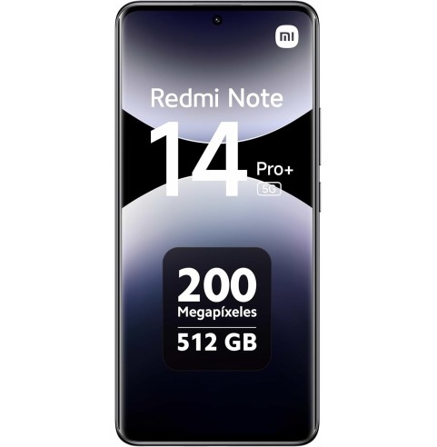 Xiaomi Redmi Note 14 Pro+ 5G - Smartphone de 12+512GB, Pantalla de 6.67" AMOLED FHD+ 120Hz, Snapdragon 7s Gen 3, cámara de