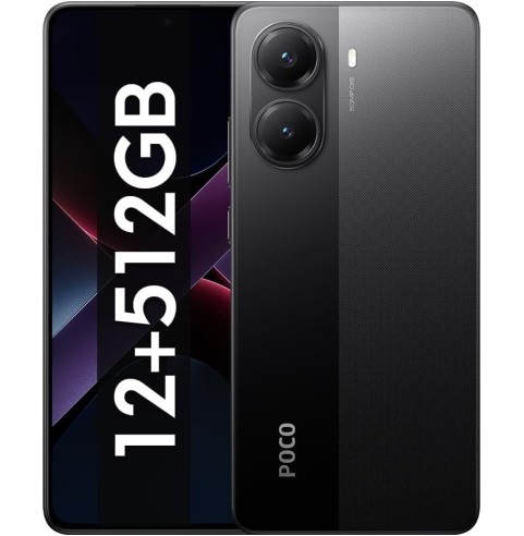 美品 POCO X7 Pro ブラック 12GB/512GB グローバル版 Xiaomi POCO X7 Pro - Smartphone de 12+512GB, Pantalla CrystalRes