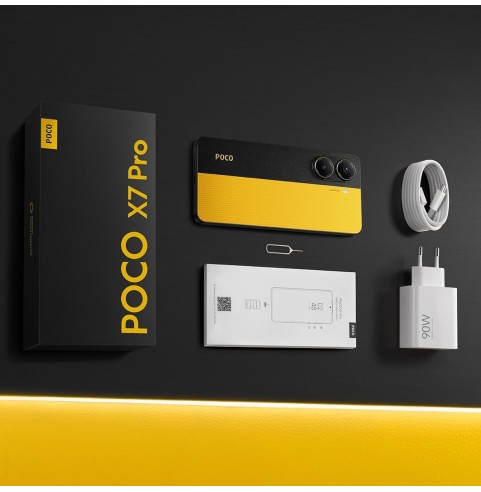 Xiaomi POCO X7 Pro - Smartphone de 12+512GB, Pantalla CrystalRes 1.5K 120Hz AMOLED, MediaTek Dimensity 8400-Ultra, Cámara de 50