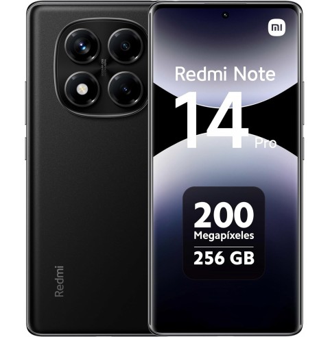 Xiaomi Redmi Note 14 Pro - Smartphone de 8+256GB, Pantalla de 6.67" AMOLED FHD+ 120Hz, MediaTek Helio G100-Ultra, cámara de
