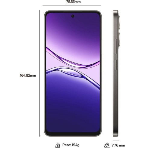 OPPO A5 Pro 5G - Smartphone Libre con IA, 8GB RAM + 256GB, Pantalla 6.67" 120Hz, Cámara 50MP, Batería 5800, Carga Rápida 45W,