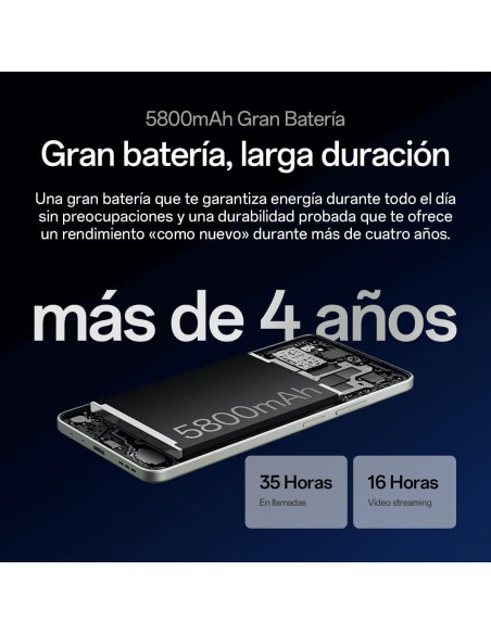 OPPO A5 Pro 5G - Smartphone Libre con IA, 8GB RAM + 256GB, Pantalla 6.67" 120Hz, Cámara 50MP, Batería 5800, Carga Rápida 45W,
