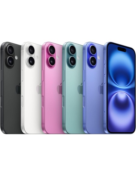 Apple iPhone 16 de 128 GB: Smartphone 5G con Control de Cámara, Chip A18 y un subidón en autonomía. Compatible con los AirPods