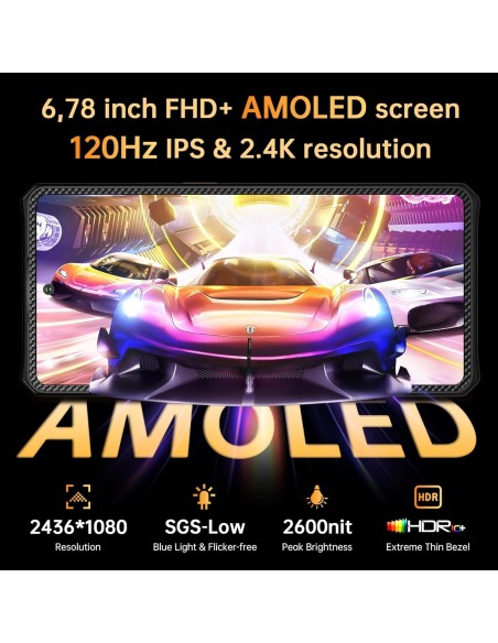 IIIF150 Air 2 Ultra 5G-Telefono Movil Resistente 2024, 32GB+512GB/2TB Android 13 Moviles, 108MP Móvil Antigolpes, 6.78" AMOLED