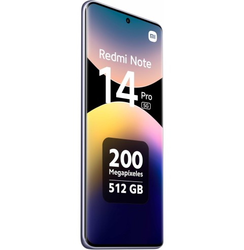 Xiaomi Redmi Note 14 Pro 5G - Smartphone de 12+512GB, Pantalla de 6.67" AMOLED FHD+ 120Hz, MediaTek Dimensity 7300-Ultra, cámara