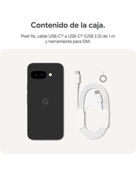 Google Pixel 9a – Smartphone Android Libre con cámara con IA, batería para Todo el día y potentes Funciones de Seguridad –