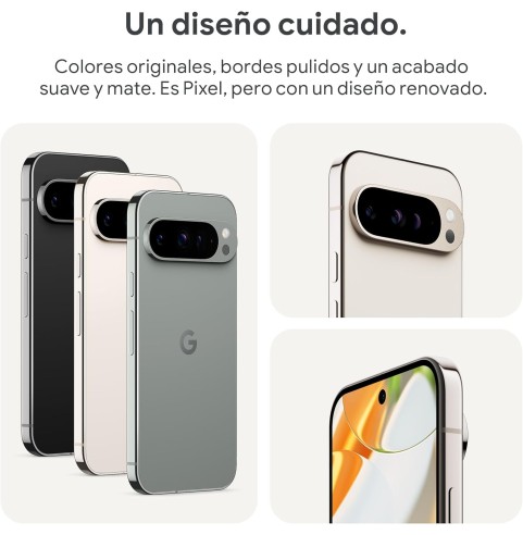 Google Pixel 9 Pro - Smartphone Android Desbloqueado con Gemini, Sistema de cámara Trasera Triple, batería con una autonomía de