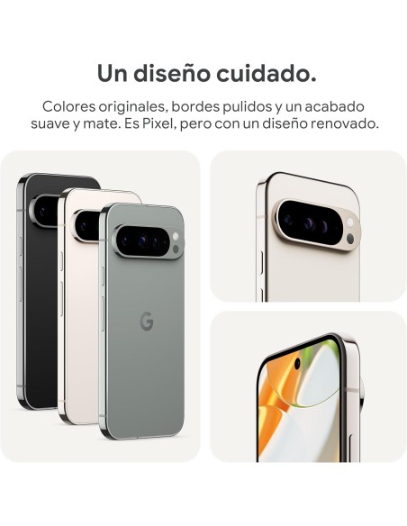 Google Pixel 9 Pro - Smartphone Android Desbloqueado con Gemini, Sistema de cámara Trasera Triple, batería con una autonomía de