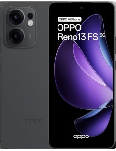 OPPO Reno13 FS 5G Smartphone con IA 12GB/512GB 6.67" 120Hz AMOLED 50MP IP69 5.800mAh 45W Gris