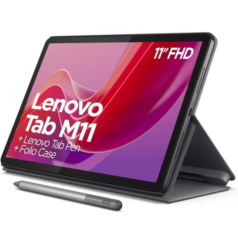 Lenovo Tab M11 - Tablet de 11" (MediaTek Helio G88, 8GB RAM, 128GB Ampliables hasta 1 TB, 4 Altavoces, WiFi, Bluetooth, Android