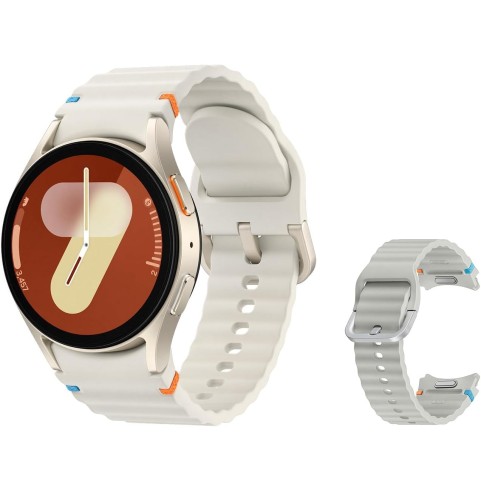 Samsung Galaxy Watch7 Bluetooth + Correa - Smartwatch 40mm, Control de Salud, Seguimiento Deportivo, Beige (Versión Española)
