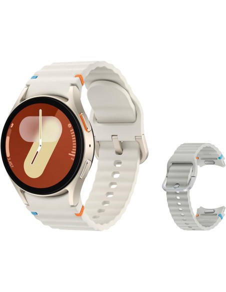 Samsung Galaxy Watch7 Bluetooth + Correa - Smartwatch 40mm, Control de Salud, Seguimiento Deportivo, Beige (Versión Española)