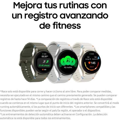 Samsung Galaxy Watch7 Bluetooth + Correa - Smartwatch 40mm, Control de Salud, Seguimiento Deportivo, Beige (Versión Española)