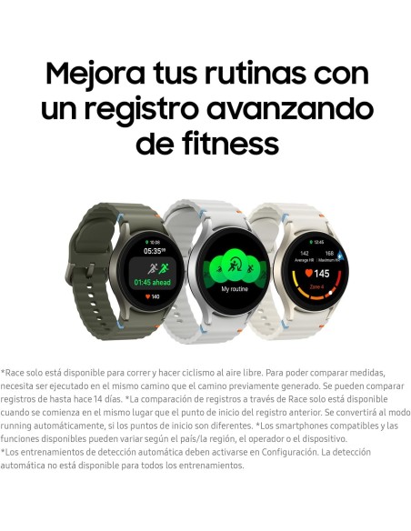 Samsung Galaxy Watch7 Bluetooth + Correa - Smartwatch 40mm, Control de Salud, Seguimiento Deportivo, Beige (Versión Española)