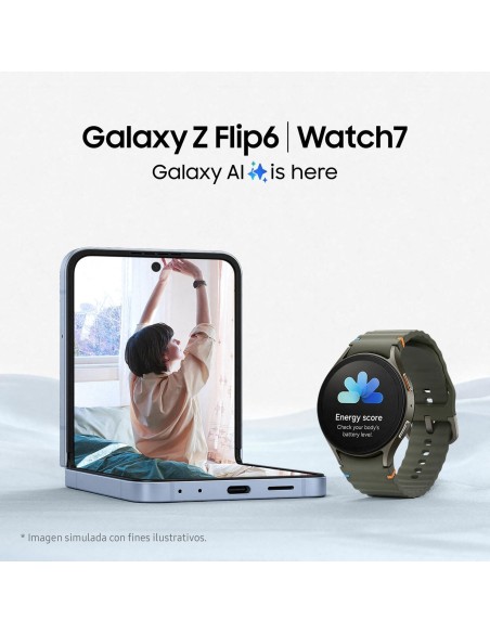 Samsung Galaxy Watch7 Bluetooth + Correa - Smartwatch 40mm, Control de Salud, Seguimiento Deportivo, Beige (Versión Española)