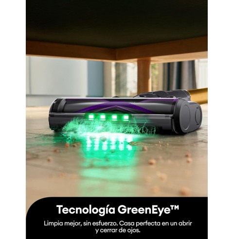 Ultenic U20 Aspiradora sin Cable 55Kpa/60Min, Cepillo Anti-Enredo Mejorado 2025, Aspirador Escoba con Brazo Flexible, Limpieza