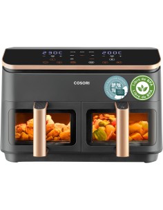Cosori Freidora de Aire Grande con Doble Cesta 8,5L Air Fryer, Alta Pontencia y Velocidad, Max 8-10 Personas, 10 Funciones,