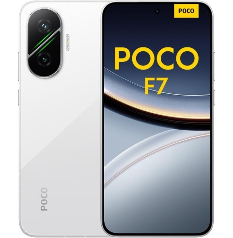 Xiaomi POCO F7 - Smartphone de 12+256GB, Cámara Sony de 50 MP con OIS, Pantalla AMOLED de 6,83'' 1.5K a 120Hz, Snapdragon 8s Gen