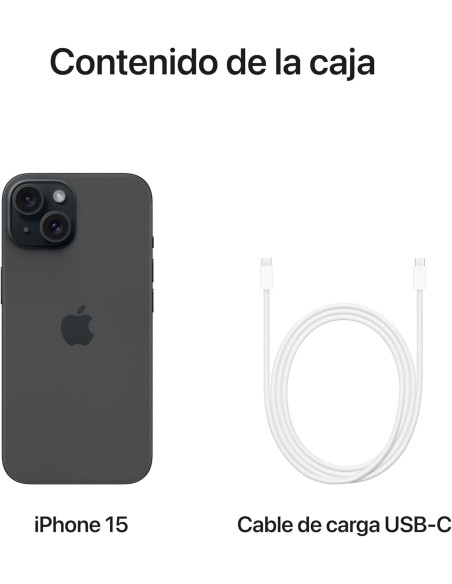 Apple iPhone 15 (128 GB) - Negro