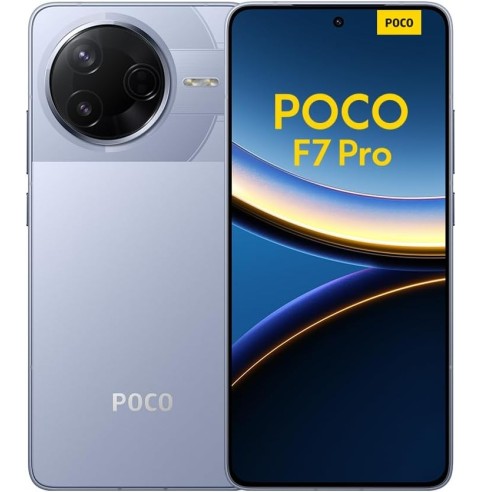 Xiaomi POCO F7 Pro - Smartphone de 12+256GB, Cámara Dual de 50 MP con OIS, Pantalla de 6,67" 2K Flow AMOLED 120 Hz, Snapdragon 8