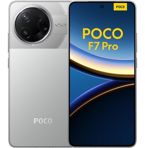 Xiaomi POCO F7 Pro - Smartphone de 12+256GB, Cámara Dual de 50 MP con OIS, Pantalla de 6,67" 2K Flow AMOLED 120 Hz, Snapdragon 8