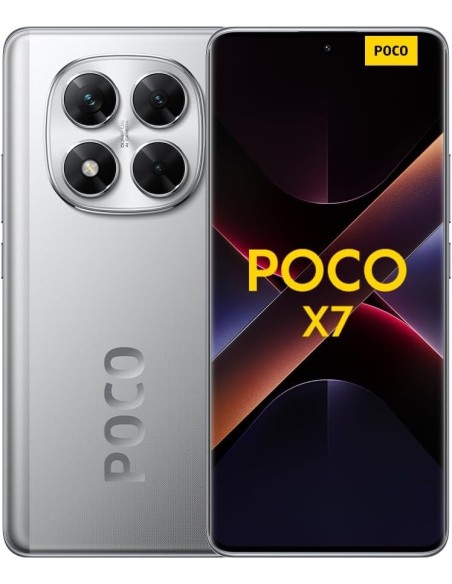 Xiaomi POCO X7 - Smartphone de 12+512GB, Pantalla CrystalRes 1.5K AMOLED Curva, MediaTek Dimensity 7300-Ultra, Cámara Principal