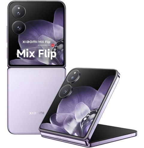 Xiaomi Mix Flip - Smartphone de 12+512GB, Lentes Leica Summilux, Snapdragon 8 Gen 3, Pantalla Exterior de 4,01" e Interior de