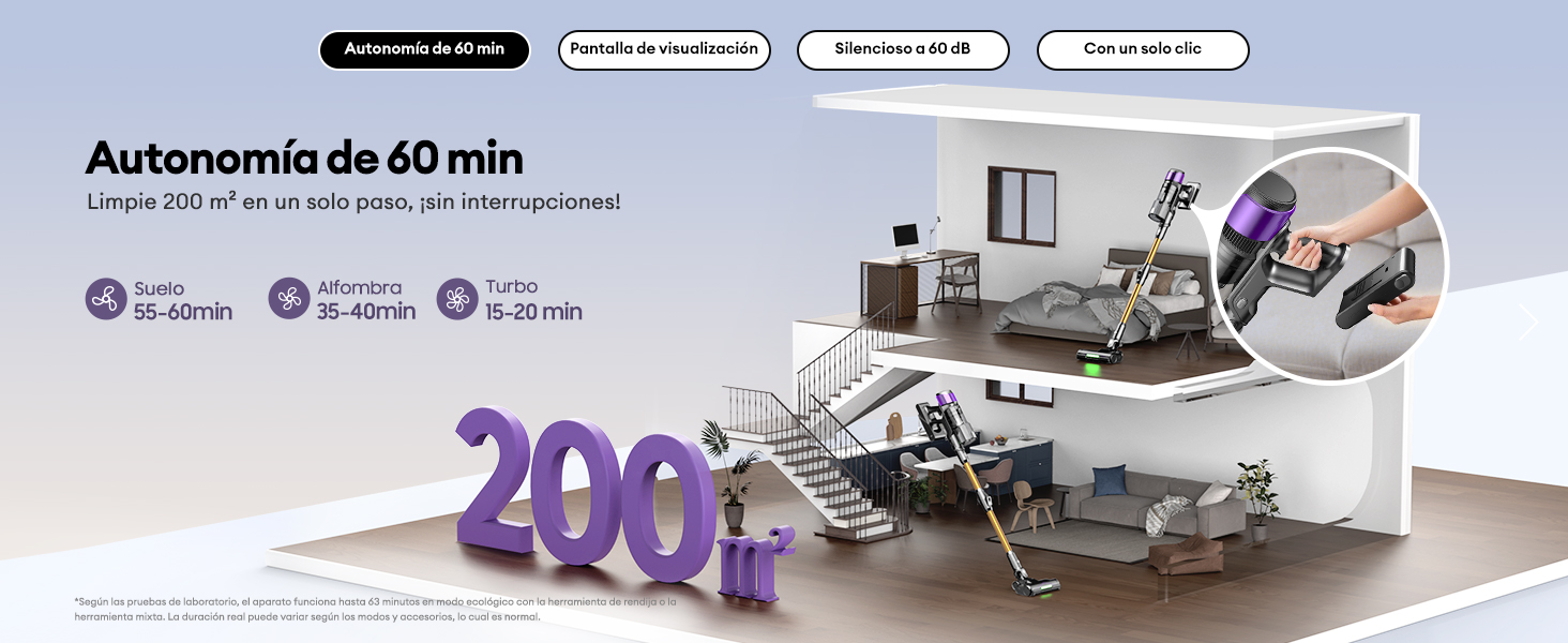 aspiradora 60min